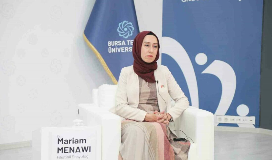 Filistinli Sosyolog Mariam Menawi: Filistinlilerin umuda ihtiyacı var Bursa Teknik Üniversitesi (BTÜ) tarafından düzenlenen BTÜ Konuşmaları’nın 7. sezon