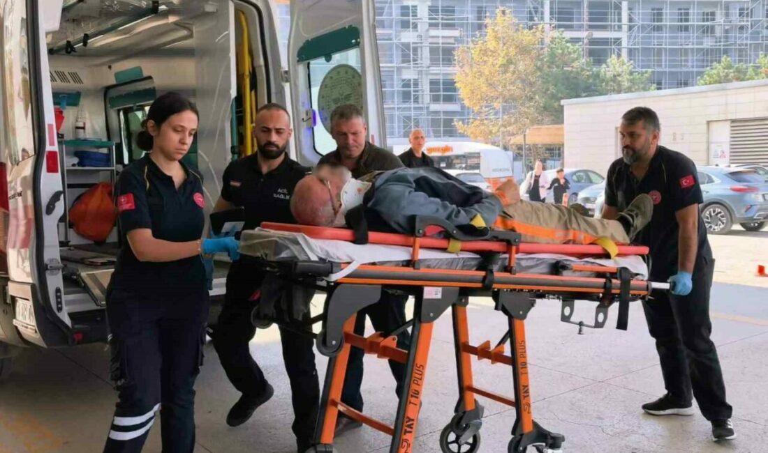Bursa’nın İnegöl ilçesinde bir işyerinin çatısında çalışma yaptığı sırada dengesini