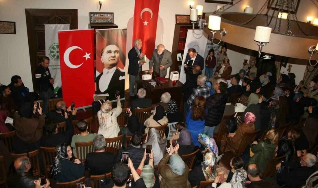 Sadettin Ökten, “Yahya Kemal’in Rüzgarıyla Düşünceler ve Duyuşlar” programında konuştu Osmangazi Belediyesi ve Türkiye Yazarlar Birliği (TYB) Bursa Şubesi iş