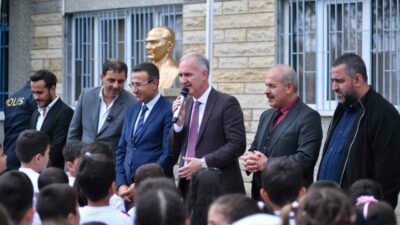 İnegölspor’un başlattığı “Bir Çocuğun Mutluluğu Dünyaya Bedel” kampanyası kapsamında Yeniceköy