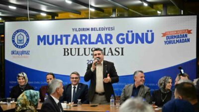 Yıldırım Belediye Başkanı Oktay Yılmaz, 19 Ekim ‘Muhtarlar Günü’ dolayısıyla