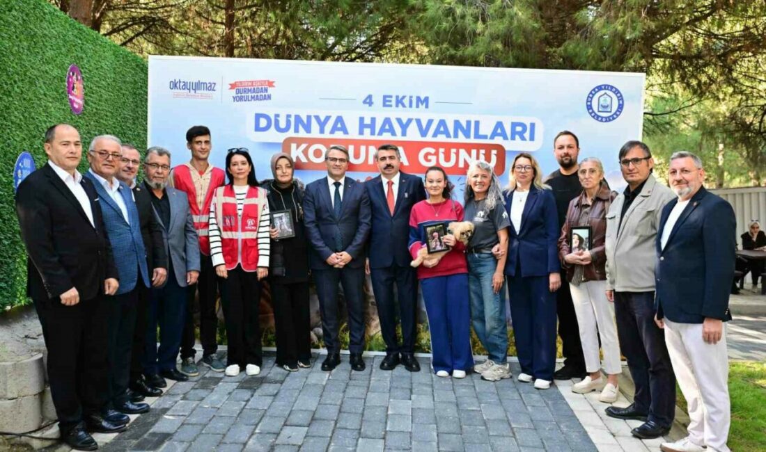 Yıldırım Belediyesi, 4 Ekim Dünya Hayvanları Koruma Günü kapsamında hayvan